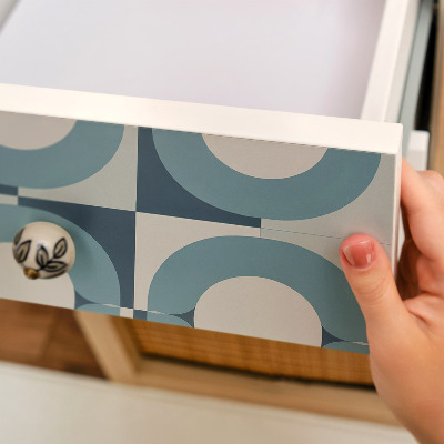 Carta da parati per mobili Ruote blu