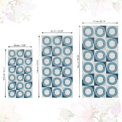 Carta da parati per mobili Ruote blu