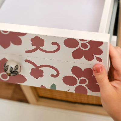 Carta per rivestire i mobili Fiori popolari