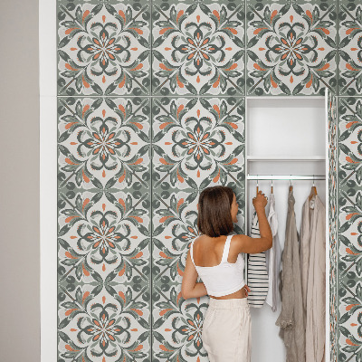 Carta adesiva per mobili Simmetria floreale