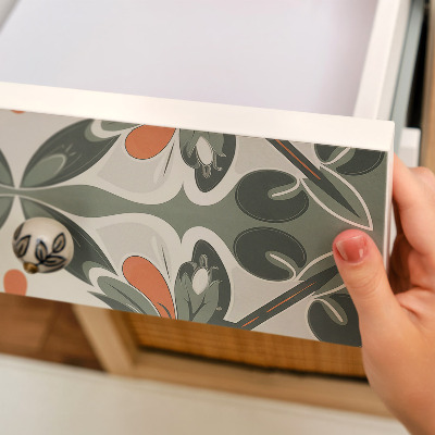 Carta adesiva per mobili Simmetria floreale