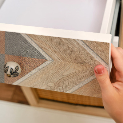 Carta da parati per mobili Mosaico in legno