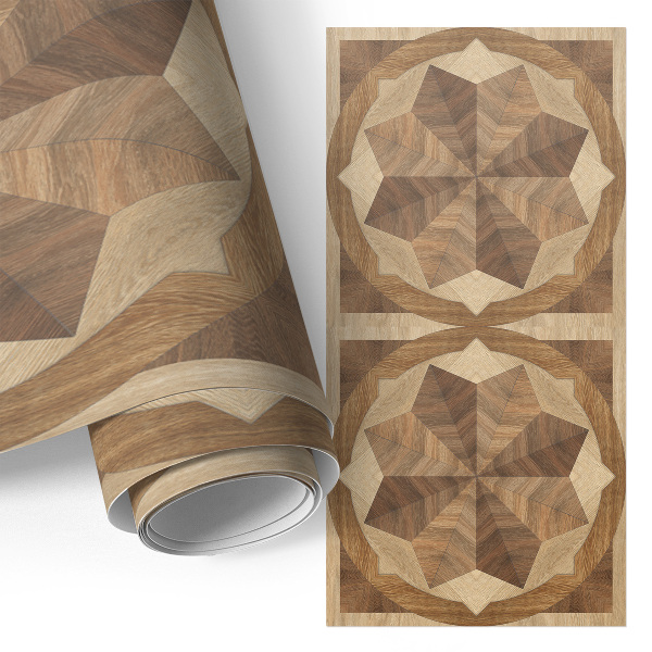 Adesivo per mobili Ruote di legno