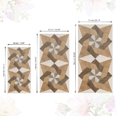 Carta da parati per mobili Ornamenti in legno