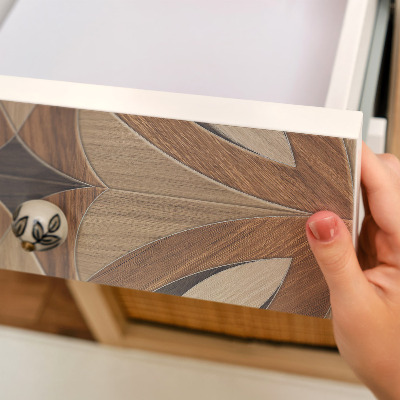 Carta adesiva per mobili Fiori di legno