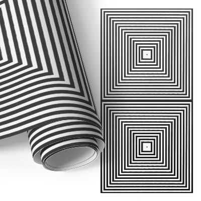 Pellicola per mobili Illusione dei quadrati