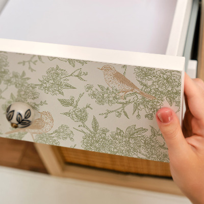 Carta per rivestire i mobili Motivo botanico