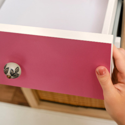 Carta adesiva per mobili Rosa energia