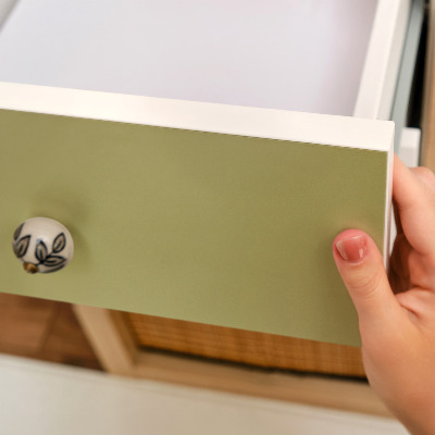 Carta adesiva per mobili Verde vintage