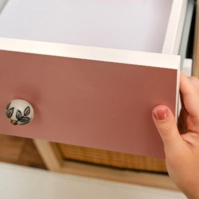 Carta per rivestire i mobili Colore mattone