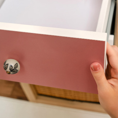 Carta adesiva per mobili Salmone scuro