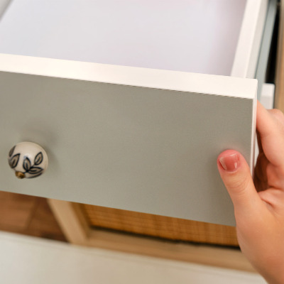 Carta per rivestire i mobili Grigio neutro