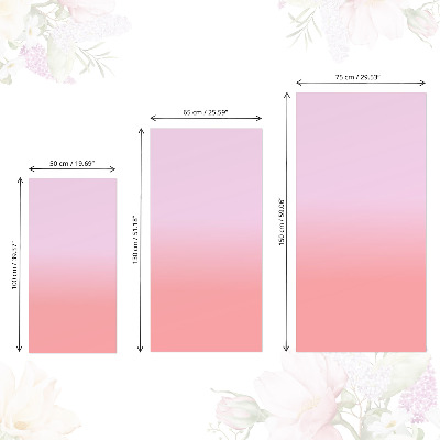 Carta da parati per mobili Sfumatura rosa