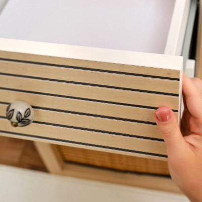 Carta per rivestire i mobili Listelli di legno