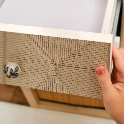 Carta adesiva per mobili Geometria intrecciata