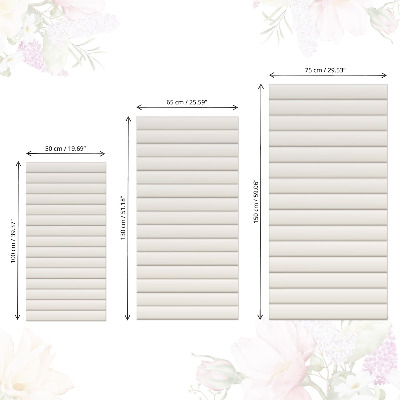 Carta da parati per mobili Strisce orizzontali