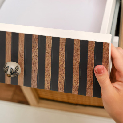 Carta per rivestire i mobili Listelli di legno