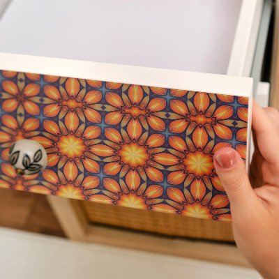 Carta adesiva per mobili L'energia dei fiori