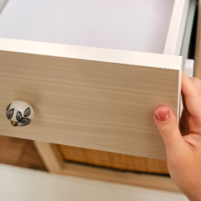 Pellicola adesiva per mobili Anelli beige