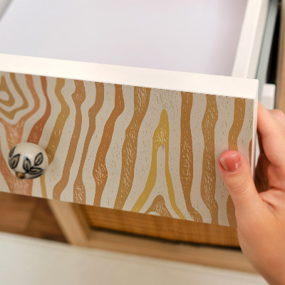 Carta adesiva per mobili Onde di legno