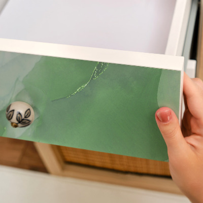 Adesivo per mobili Astrazione verde