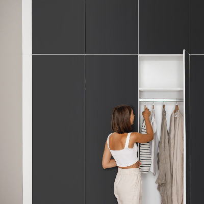 Carta da parati per mobili Nero