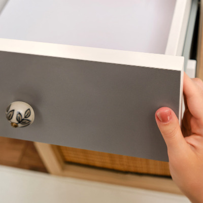 Carta adesiva per mobili Grigio scuro