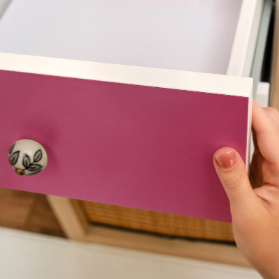 Carta da parati per mobili Rosa intenso