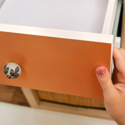 Adesivo per mobili Arancione intenso