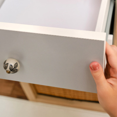 Pellicola adesiva per mobili Grigio liscio