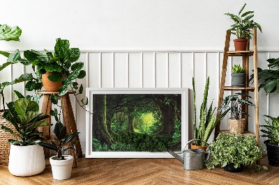 Quadro con muschio stabilizzato Giungla tropicale