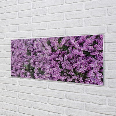 Quadro su vetro Fiori viola