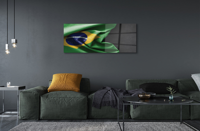 Quadro in vetro Bandiera del brasile