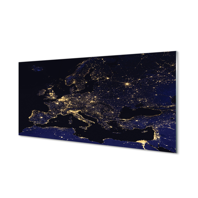 Quadro vetro Luci della mappa del cielo