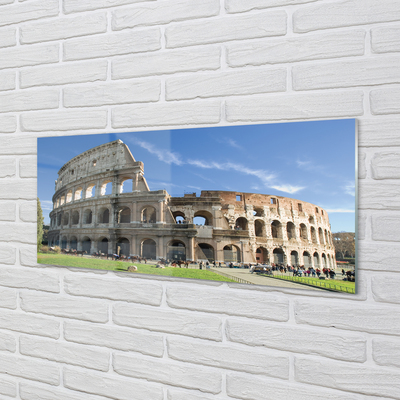 Quadro su vetro Roma colosseo