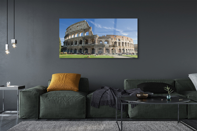 Quadro su vetro Roma colosseo