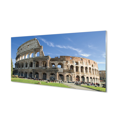 Quadro su vetro Roma colosseo