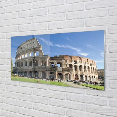 Quadro su vetro Roma colosseo