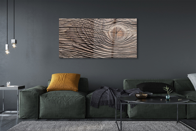 Quadro di vetro Venatura delle tavole di legno