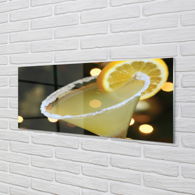 Quadro in vetro Cocktail al limone