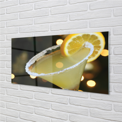 Quadro in vetro Cocktail al limone