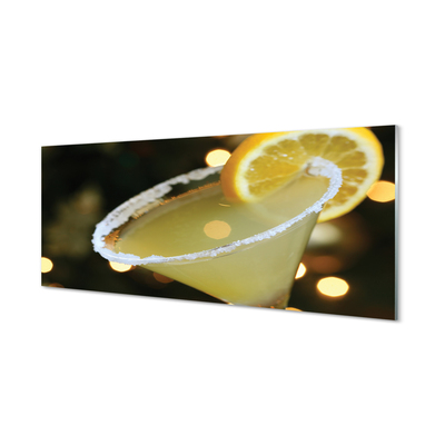 Quadro in vetro Cocktail al limone