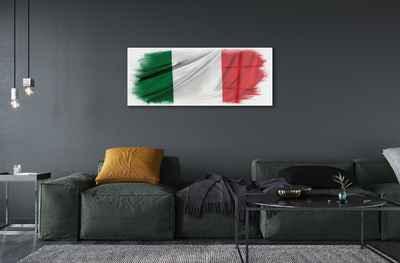 Quadro di vetro Bandiera dell'italia