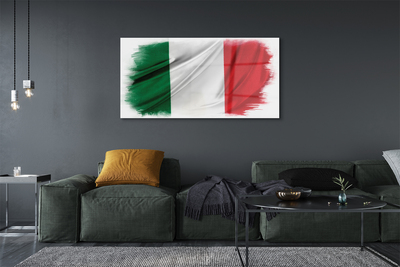 Quadro di vetro Bandiera dell'italia