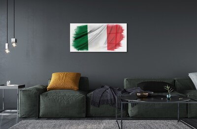 Quadro di vetro Bandiera dell'italia