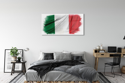 Quadro di vetro Bandiera dell'italia