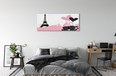 Quadro di vetro Torre della città del cuore