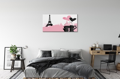 Quadro di vetro Torre della città del cuore