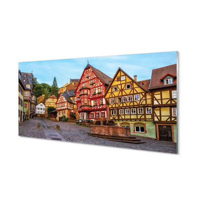 Quadro di vetro Germania città vecchia baviera