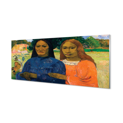 Quadro su vetro Due donne - paul gauguin